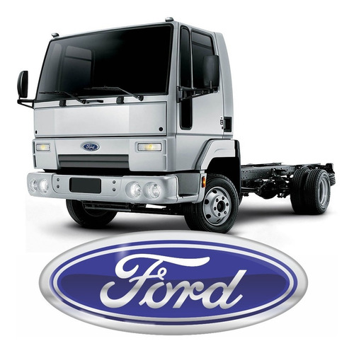 Adesivo Emblema Frontal Ford Cargo Resinado Caminhão Cm51