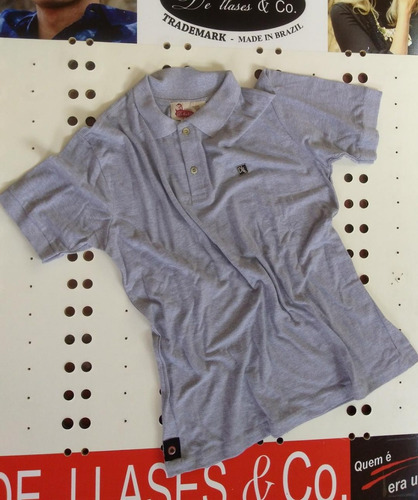 Imagem 2 de 3 de Camisa Polo Masculina Mescla