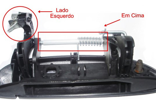 Maçaneta Externa Porta Esquerda Clio 1999 2000 2001 2002