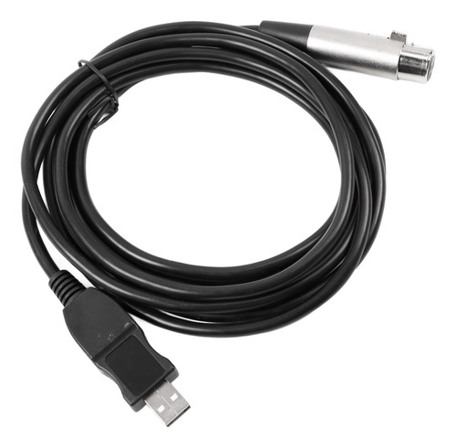 Cable De Micrófono Usb A Xlr, Señal Estable Profesional