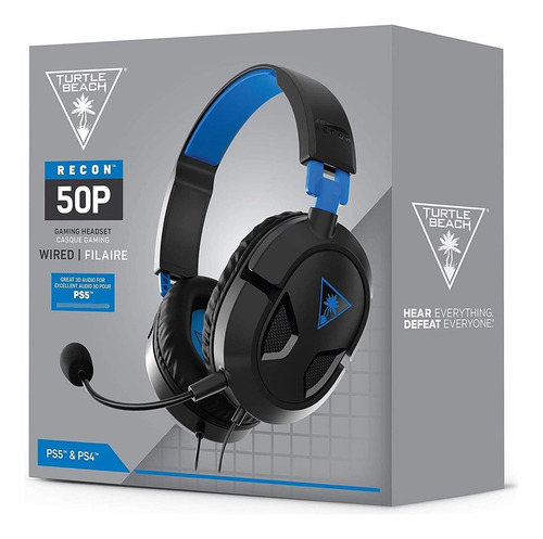 Auriculares Para Juegos Turtle Beach Recon 50p (ps4 Y Xbox) - Excelente (Reacondicionado)