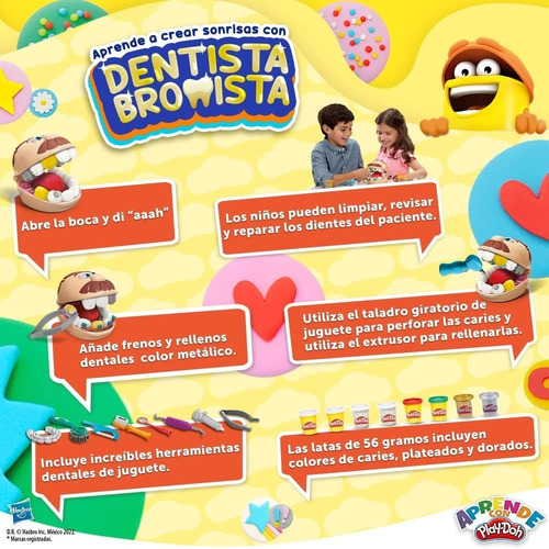 Imagen 4 de 5 de Doctor Drill, Plastilina Play-doh, Dentista Bromista