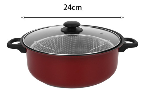 Nuevo Sartén Antiadherente, Olla For Freír Patatas Fritas,