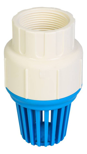 Valvula De Retención Con Canasto 1 1/2 Pulgada Pvc Krona