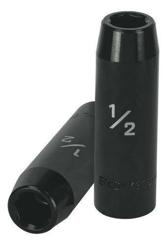 Tubo De Impacto Largo 1/2 Hexagonal Enc. 1/2 Truper 13388 Color Negro Tamaño De La Llave 13 Mm