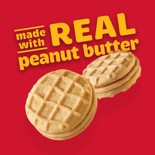 Galletas Nutter Butter King Size Crema Cacahuate Relleno