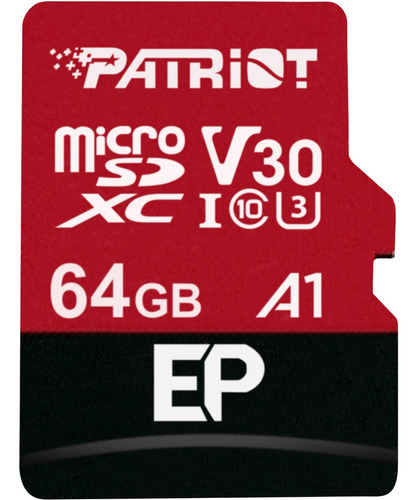  Memoria Sd Patriot 64gb Ep Series Uhs-i Microsdxc With Sd