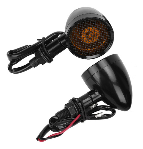 Intermitente Led De Rejilla Tipo Bala Retro Universal Para M