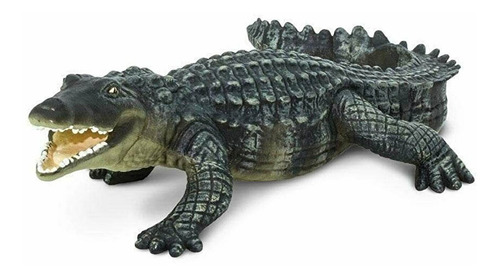 Imagen 1 de 4 de Cocodrilo Reptil Safari Figura Animal Colección Muñeco Febo