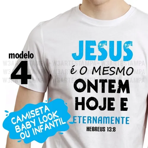 Modelos de hotsell camisa gospel
