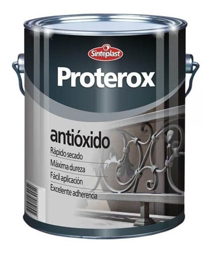 Antióxido Proterox Sinteplast Gris 4 Litros - Tyt