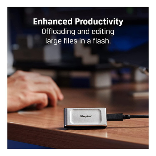 Disco Externo Ssd 1tb Kingston Xs2000 Usb C 20gb Ultra Veloz