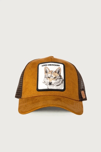 Gorra Lobo Mexicano Suede Café Wild Lama