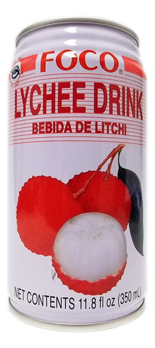 Jugo De Lychee Bebida Foco Lata 350ml - Caja Con 24 Latas