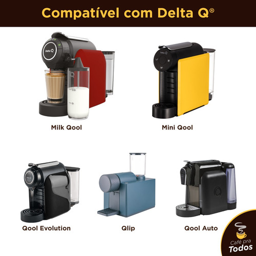 40 Cápsulas Para Cafeteira Delta Q Café Expresso