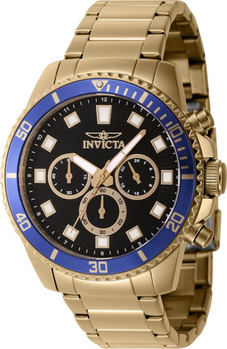 Reloj Para Hombres Invicta Pro Diver 46056 Oro