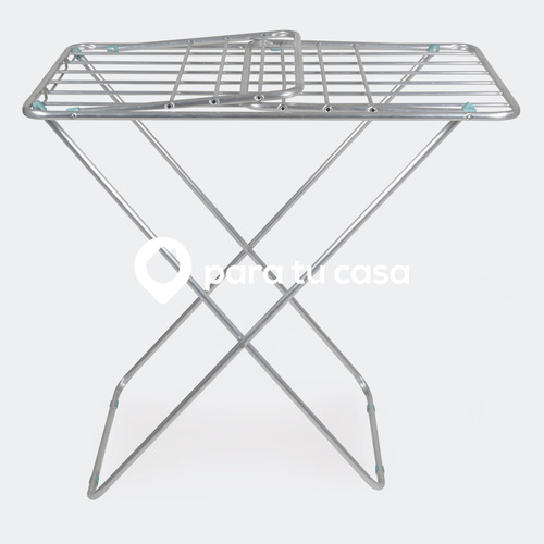 Imagen 3 de 10 de Tendedero Tender Ropa Plegable Alas Aluminio Mor 1º Calidad