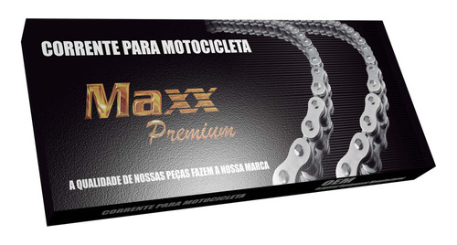Corrente Moto 428h X 136l Fazer 250 18... Maxx Premium