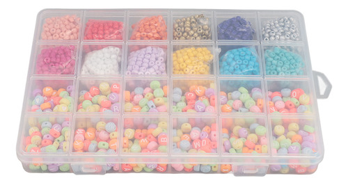 Kit De Abalorios Para Hacer Joyas, Pulseras Diy, 2100 Piezas