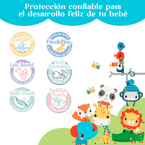 Pañales Para Bebe Fisher-price Etapa 5 Sin Fugas 40 Piezas Género Niños