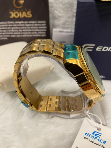 Relógio Masculino Casio Edifice Ef-557f-1avudf Fundo Preto