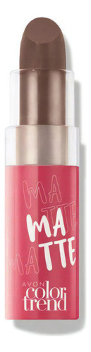 Labial Matte Colortrend Fps 15 - Avon Color Mocca Clasico