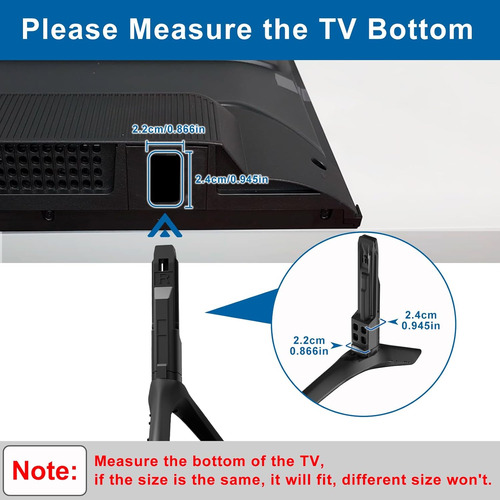 Patas De Tv Para Samsung Tv Legs, Solo Para Ua65tu7000k Un65