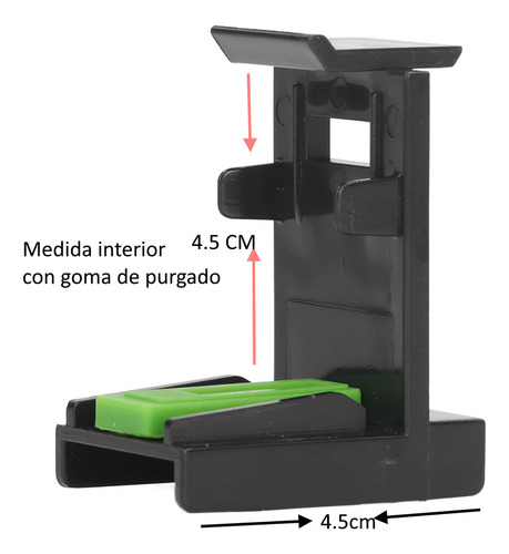 Clip Para Purgado De Cartucho Compatible Con Hp 667 664 662