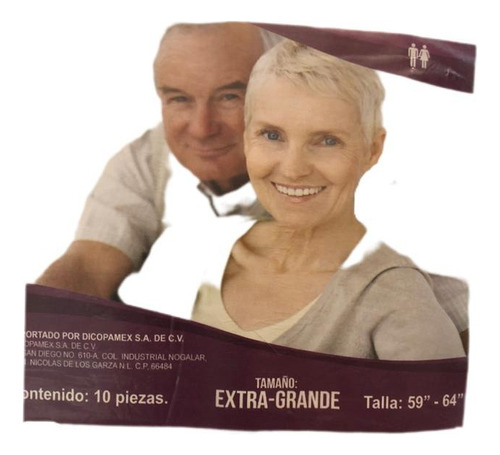 Pañal Calzon Desechable Adulto Xl Extragrande Kit 120 Pzas Talla Extra grande
