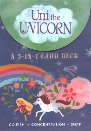 Uni The Unicorn 3-in-1 Card Deck : Card Games Include Crazy Eights, Concentration, And Snap, De Amy Krouse Rosenthal. Editorial Potter/ten Speed/harmony/rodale En Inglés