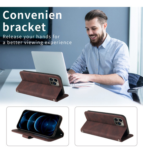 Funda De Piel Con Tapa Tipo Cartera Para Huawei Nova Y90, Y72, Y71, Y70 Plus Y61