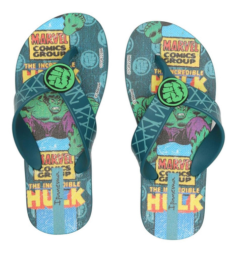 Ojotas Ipanema Marvel Varejo Kids 24/35 *shubox*