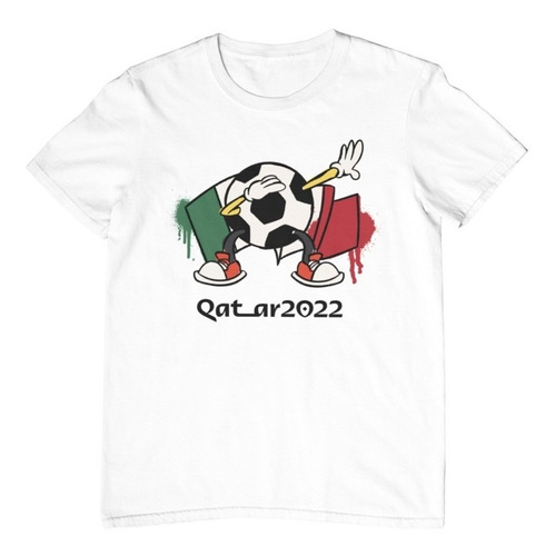 Playeras De Futbol Mundial - Balón- Bandera - Qatar 2022