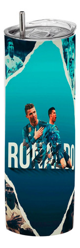 Termo Skinny Café 20 Oz Cristiano Ronaldo R. Madrid  #45