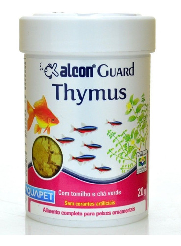 Ração Para Peixe 20g Thymus Alcon Guard