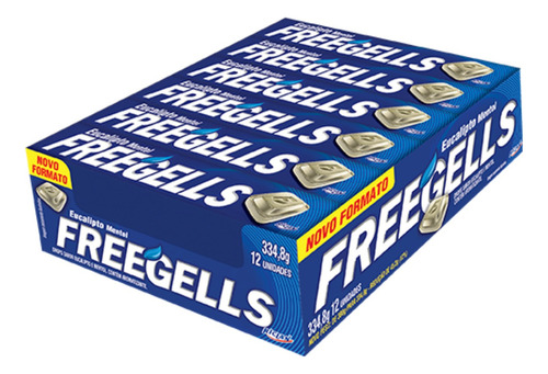 Freegells Drops Eucalipto Mentol Com 12 - Riclan