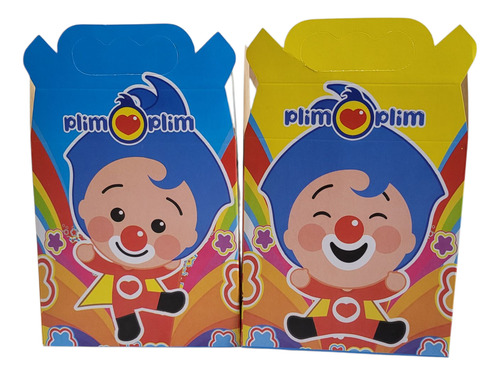 Caja Dulcera Plim Plim 40 Piezas Azul