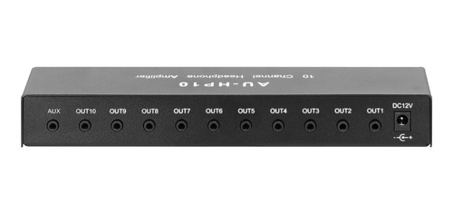 Distribuidor De Audífonos Estéreo Multicanal De 10 Amplifi
