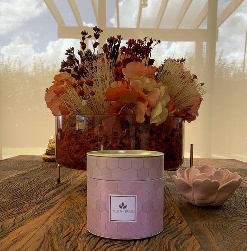 Imagem 4 de 5 de Vela Aromática Premium Luxo Floral 360g 70h
