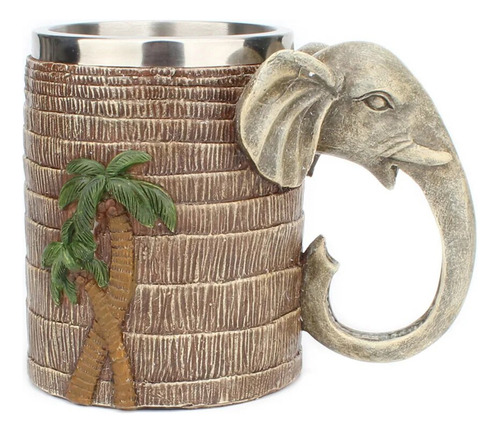 Taza De Café Con Forma De Elefante Con Forma De Árbol De Coc