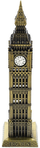 Reloj Big Ben 18cm Monumentos Del Mundo Estatua Replica 
