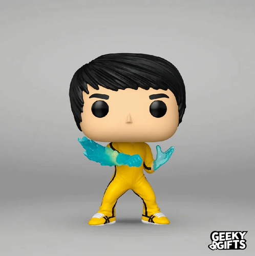 Funko Pop! Icons Bruce Lee Yellow Jumpsuit #87 Original