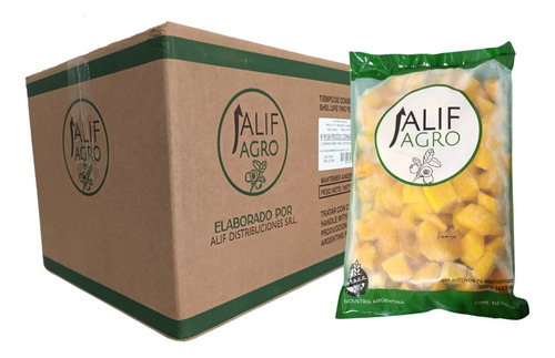 Mango En Cubos Congelado Iqf Caja 10 Unidades De 1kg - Alif