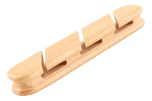 Organizador De Cables Autoadhesivo Multiusos Grande Madera
