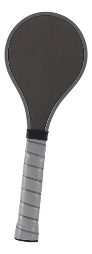 Pala De Pickleball De Fibra De Carbono Para Gris Plateado
