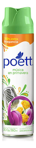 Desodorante De Ambiente Poett Música De Primavera X360ml