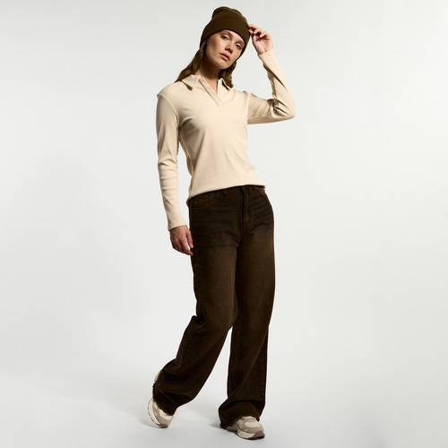 Chomba Mujer Kevingston Fork Manga Larga Off White