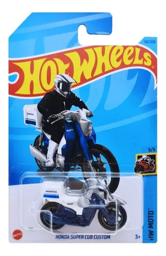 Hot Wheels Moto Honda Super Cub Coleccionable 