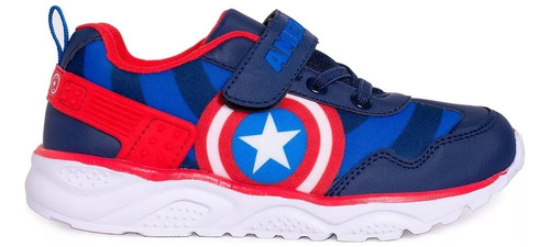 Marvel Zapatilla Deportiva Niños Con Velcro Y Elastico 6250 