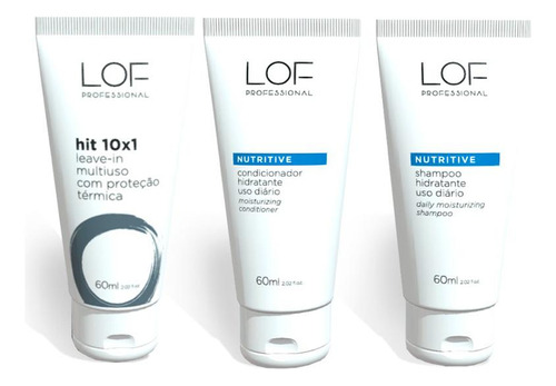 Kit Lof Travel Size Nutritive E Hit - 60ml